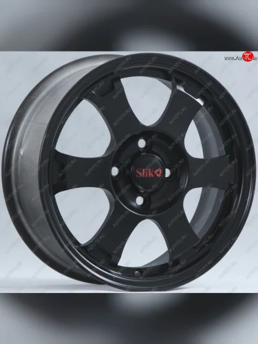 Кованый диск Slik Classik 6x15 (Черный матовый) (Цвет: Черный матовый) 