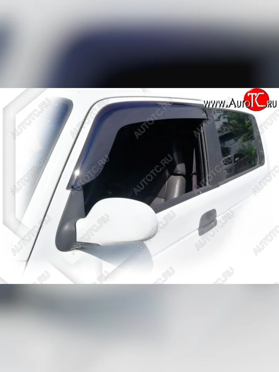 Дефлектора окон CA-Plastic  ТАГАЗ Tager (2008-2012) 3d (Classic полупрозрачный, Без хром.молдинга)  в Керчи Республика Крым