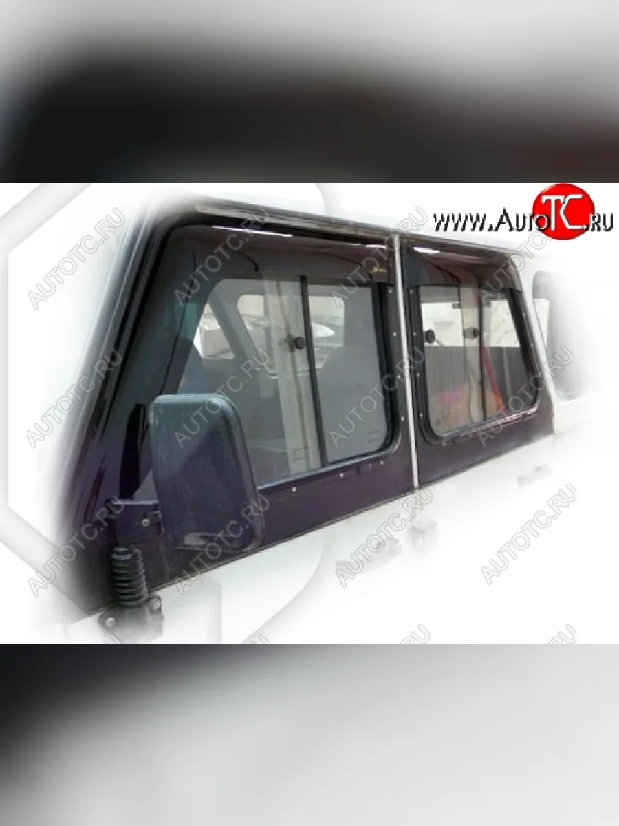 Дефлектора окон CA-Plastic Уаз 315195 Хантер (2003-2025) (Classic полупрозрачный)  в Самаре Самарской области
