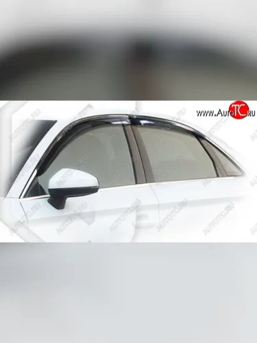 Дефлектора окон CA-Plastiс (Classic полупрозрачный) Audi A3 8VS седан дорестайлинг (2012-2016)