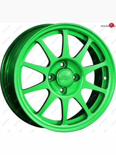 Кованый диск Slik Classik 6x14 (RAL 6038 ярко-зеленый) Seat Leon 5F универсал (2012-2016) 5x112.0xDIA57.1xET43.0