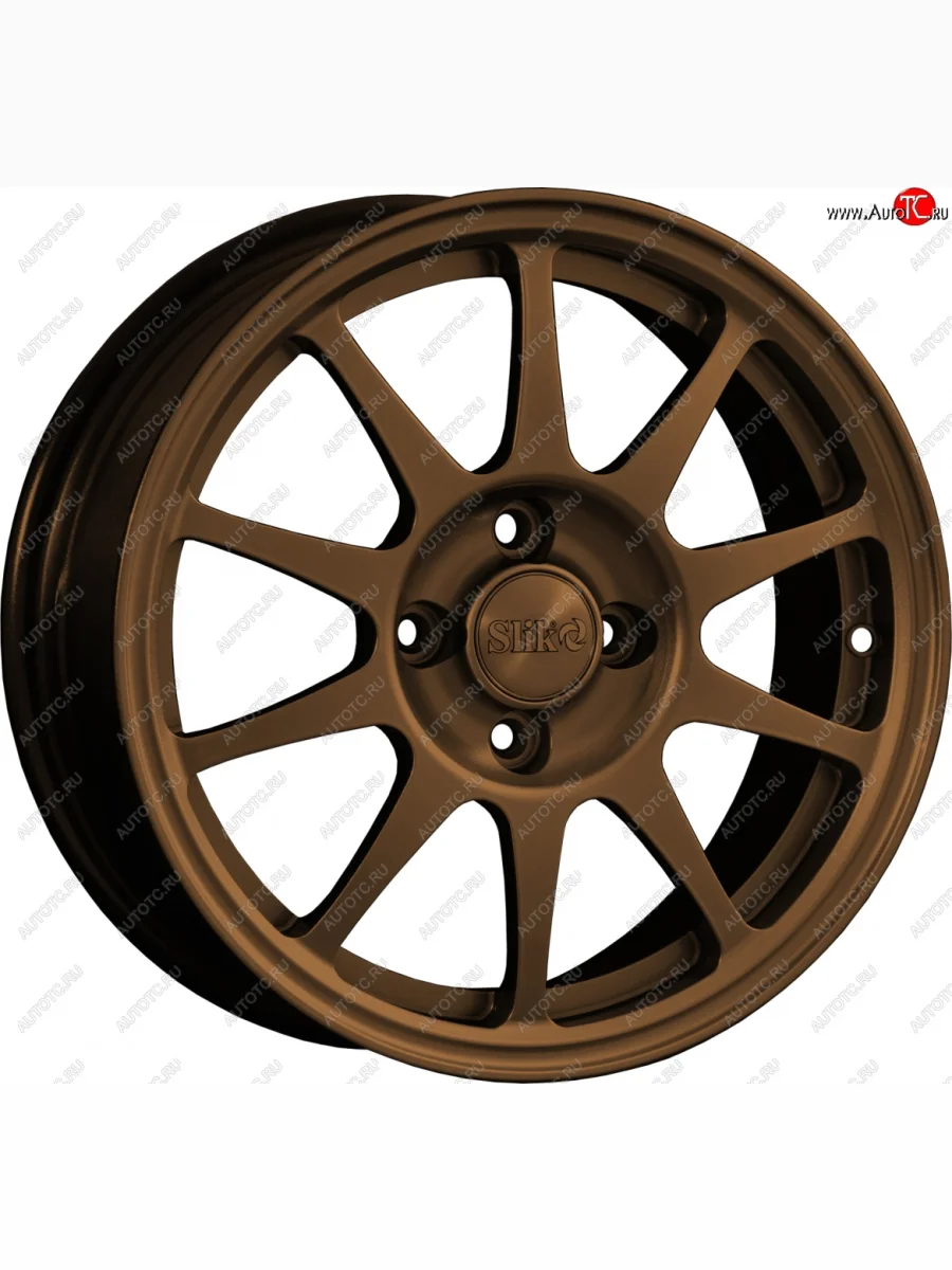 Кованый диск Slik Classik 6x15 (Металлик коньячная бронза. Матовый)   (Цвет: Металлик коньячная бронза. Матовый)  в Самаре Самарской области