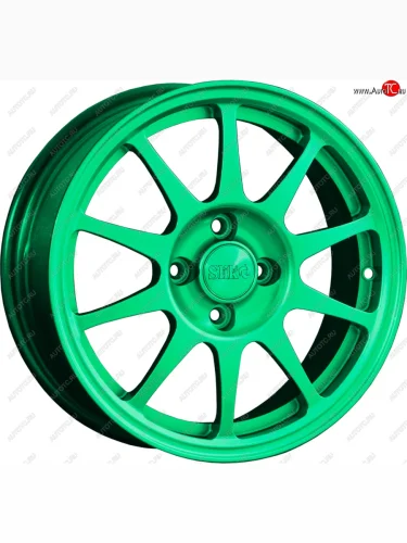 Кованый диск Slik Classik 6x15 (Candy изумрудно-зеленый) Seat Leon 5F универсал (2012-2016) 5x112.0xDIA57.1xET43.0