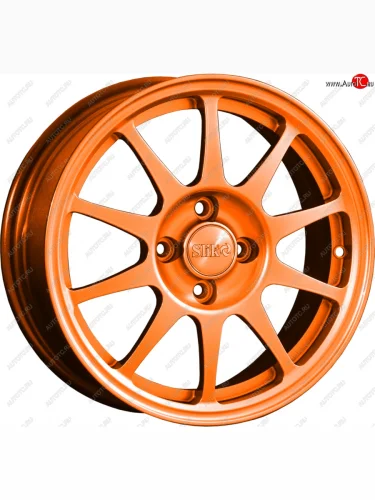 Кованый диск Slik Classik 6x15 (Ярко-оранжевый) Seat Leon 5F универсал (2012-2016) 5x112.0xDIA57.1xET43.0