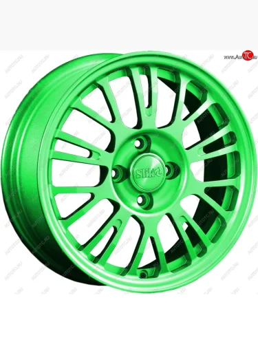 Кованый диск Slik Classik 6x15 (RAL 6038 ярко-зеленый) (Цвет: RAL 6038 ярко-зеленый) 