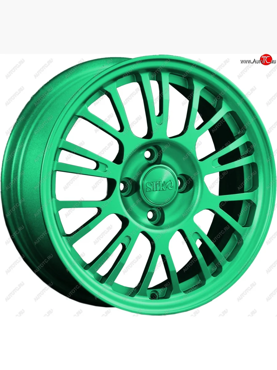Кованый диск Slik Classik 6x15 (Candy изумрудно-зеленый)   (Цвет: Candy изумрудно-зеленый)  в Самаре Самарской области