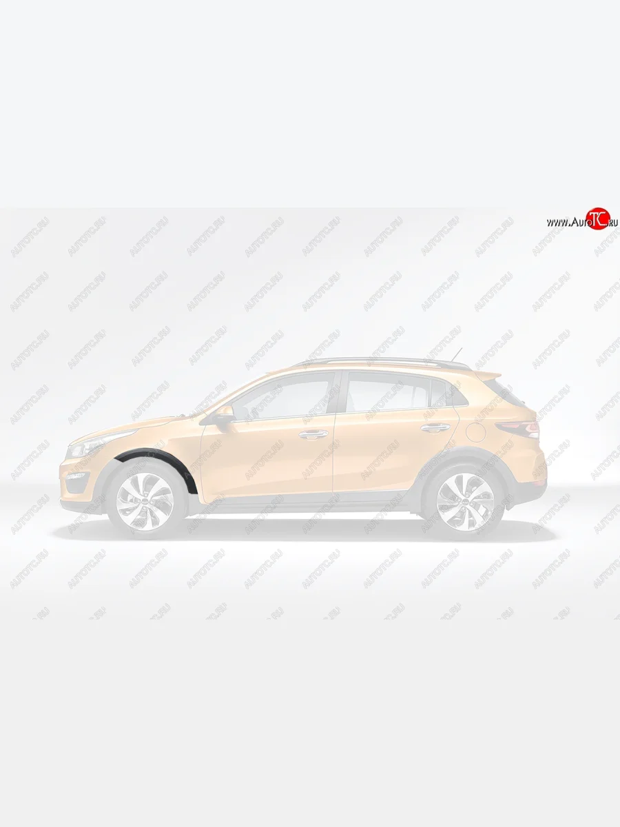 Передняя левая накладка на колёсную арку Оригинал KIA Rio X-line (2017-2021)  в Перми Пермском крае