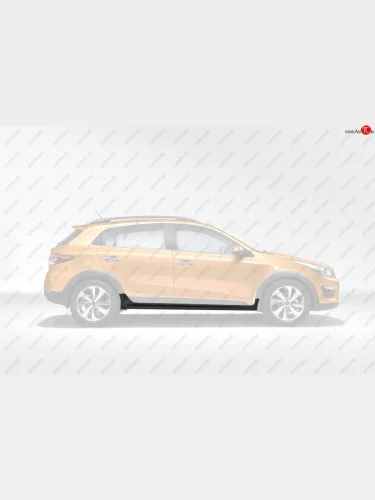 Правый пластиковый порог Оригинал KIA Rio X-line (2017-2021)