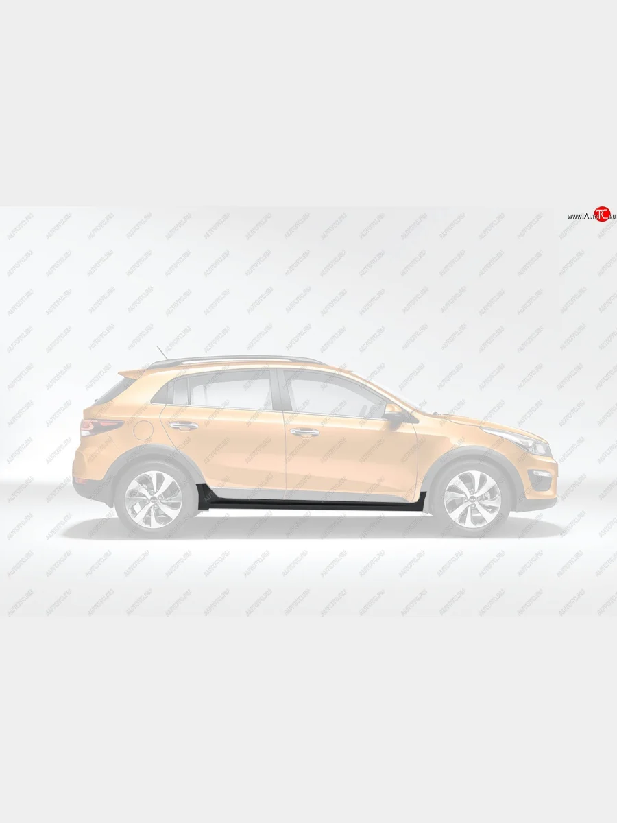 Правый пластиковый порог Оригинал KIA Rio X-line (2017-2021)  в Самаре Самарской области