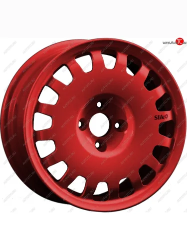 Кованый диск Slik Sport 6.5x15 (Candy красный) 6.5x15/4-5x98-120 D54.1-72.6 (Цвет: Candy красный) 