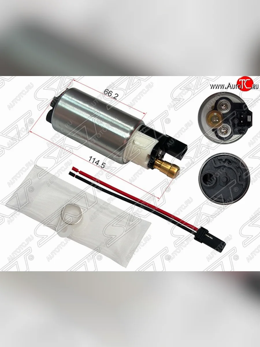 Насос топливный SAT (12V, 3BAR, 1,6 / 1,8 / 2,0) Mazda Demio 3 DE рестайлинг (2011-2014)  с доставкой в г. Керчь