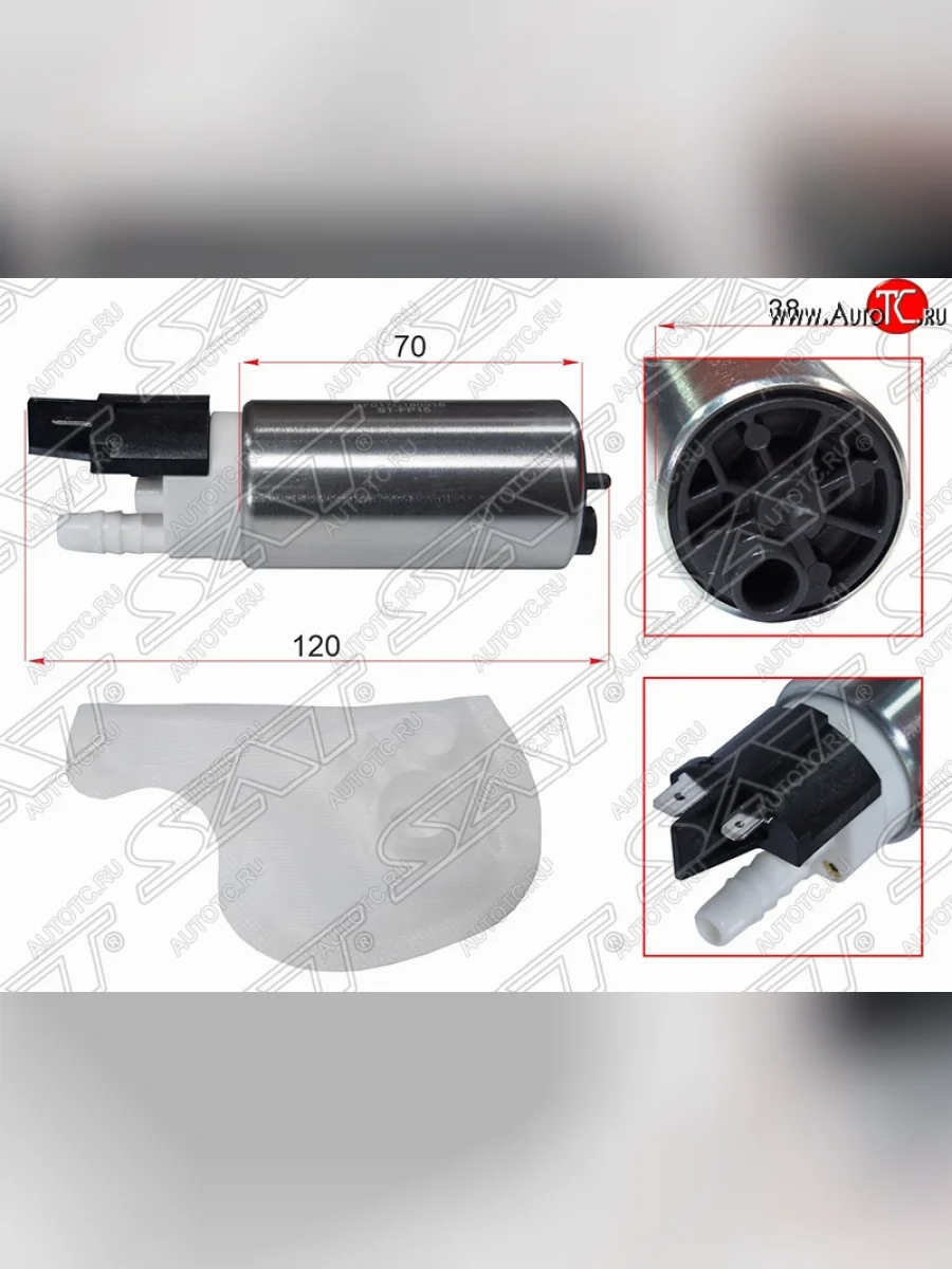 Насос топливный SAT Nissan Tiida 1 C11 хэтчбэк дорестайлинг, Япония (2004-2007)  в Керчи Республика Крым