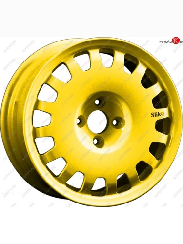 Кованый диск Slik Sport 6.5x15 (Ярко-желтый RAL 1021) 6.5x15/4-5x98-120 D54.1-72.6 (Цвет: Ярко-желтый RAL 1021) 