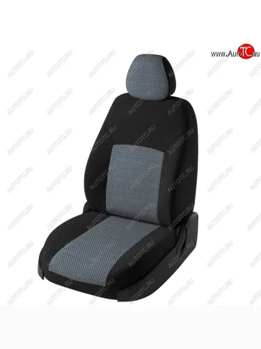 Чехлы для сидений Дублин (жаккард) (Черный, вставка Стежок серый) Mitsubishi Lancer 9 CS седан 1-ый рестайлинг (2003-2005)