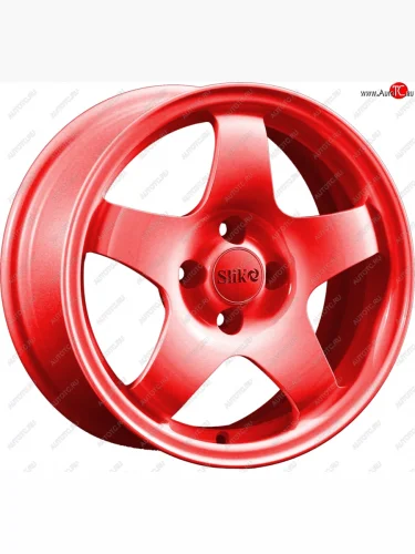 Кованый диск Slik Sport 6.5x15 (RAL 3026 ярко-алый) (Цвет: RAL 3026 ярко-алый) 