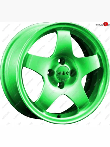 Кованый диск Slik Sport 6.5x15 (RAL 6038 ярко-зеленый) (Цвет: RAL 6038 ярко-зеленый) 