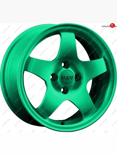Кованый диск Slik Sport 6.5x15 (Candy изумрудно-зеленый) (Цвет: Candy изумрудно-зеленый) 