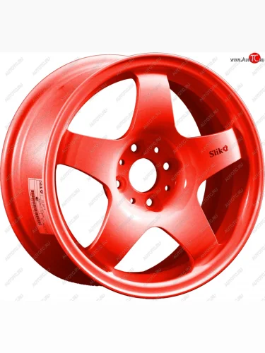 Кованый диск Slik Sport 6.5x15 (RAL 3026 ярко-алый) 6.5x15/4-5x98-120 D54.1-72.6 (Цвет: RAL 3026 ярко-алый) 