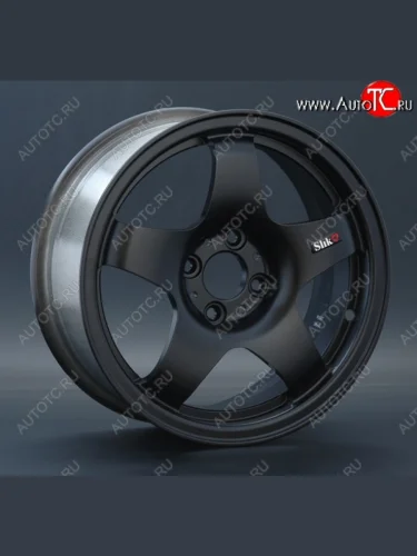 Кованый диск Slik Sport 6.5x15 (Металлик графит глянцевый) 6.5x15/4-5x98-120 D54.1-72.6 (Цвет: Металлик графит глянцевый) 