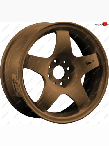 Кованый диск Slik Sport 6.5x15 (Металлик коньячная бронза. Матовый) 6.5x15/4-5x98-120 D54.1-72.6 (Цвет: Металлик коньячная бронза. Матовый) 