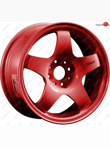 Кованый диск Slik Sport 6.5x15 (Candy красный) 6.5x15/4-5x98-120 D54.1-72.6 (Цвет: Candy красный) 