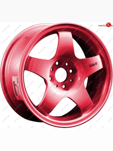 Кованый диск Slik Sport 6.5x15 (Candy рубиновый) 6.5x15/4-5x98-120 D54.1-72.6 (Цвет: Candy рубиновый) 