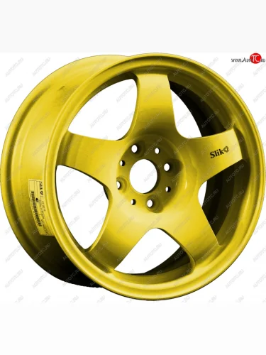 Кованый диск Slik Sport 6.5x15 (Candy ярко-желтый) 6.5x15/4-5x98-120 D54.1-72.6 (Цвет: Candy ярко-желтый) 
