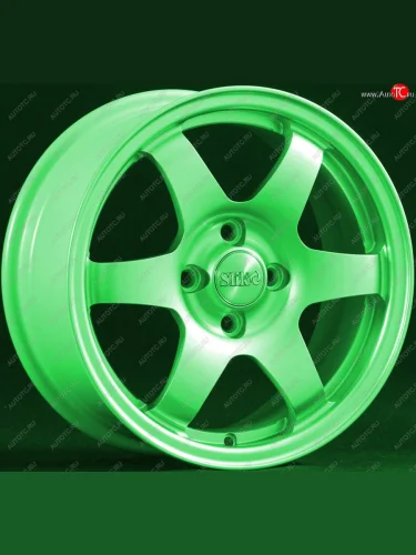 Кованый диск Slik Sport 6.5x15 (RAL 6038 ярко-зеленый) (Цвет: RAL 6038 ярко-зеленый) 
