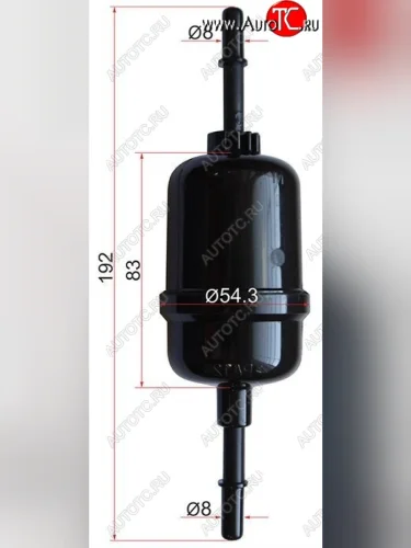 Топливный фильтр SAT Ford Fiesta  5 (2001-2008), Ford Fusion  1 (2002-2012), Mazda Demio  2 DY (2002-2007)