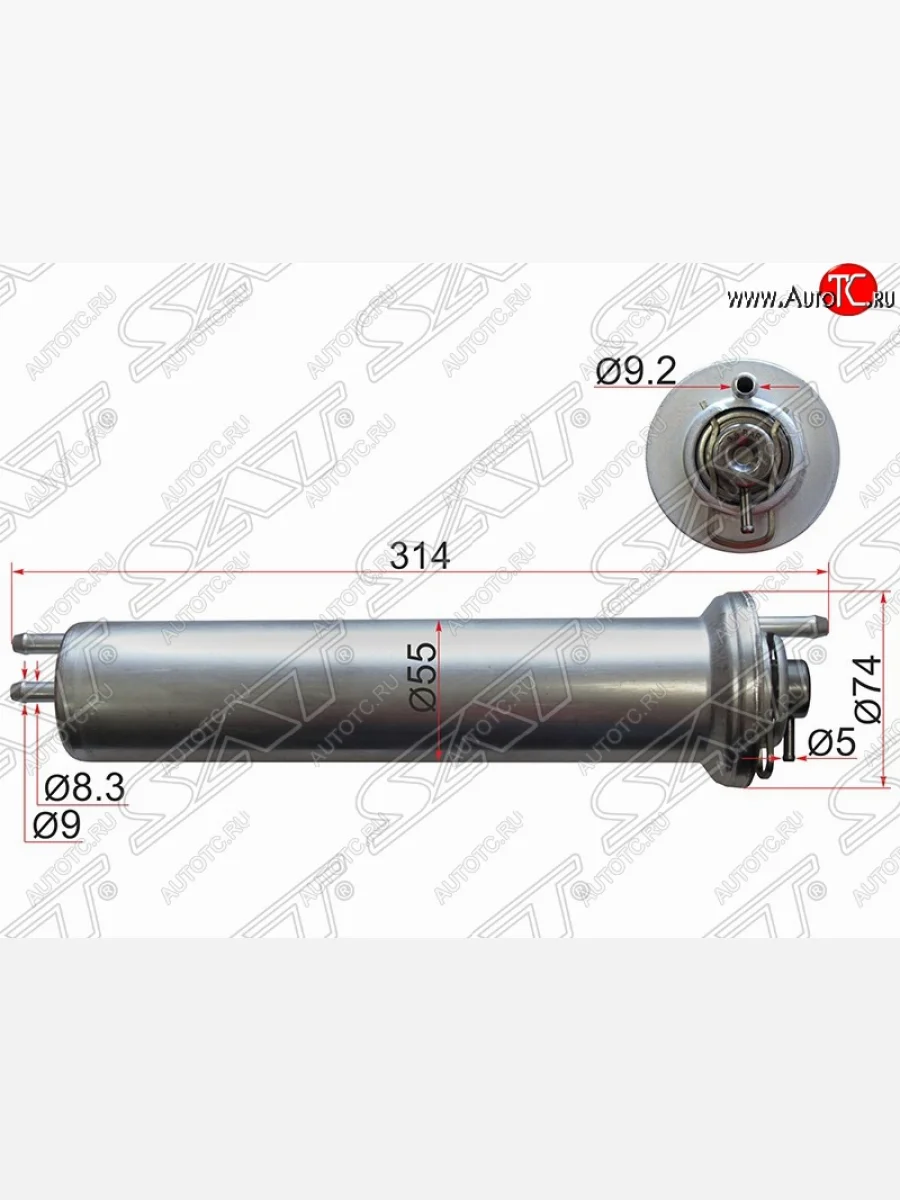 Топливный фильтр SAT BMW 5 серия E39 седан дорестайлинг (1995-2000)  в Самаре Самарской области