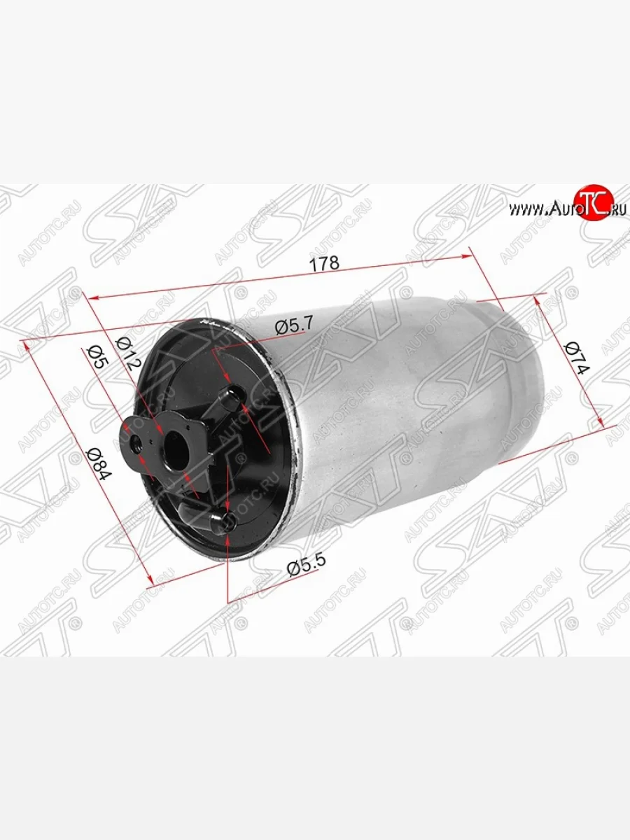 Топливный фильтр SAT. Opel Omega B седан (1994-2004)  в Керчи Республика Крым