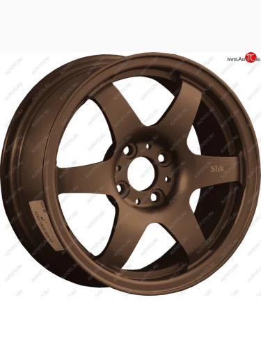 Кованый диск Slik Classik 6x15 (Металлик бронза) 6.5x15/4-5x98-120 D54.1-72.6 (Цвет: Металлик бронза) 