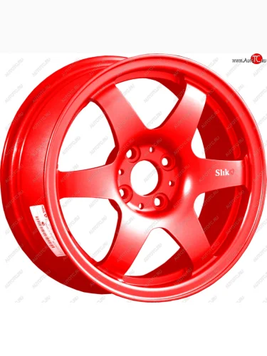 Кованый диск Slik Classik 6x15,5 (Candy алый) 6.5x15/4-5x98-120 D54.1-72.6 (Цвет: Candy алый) 