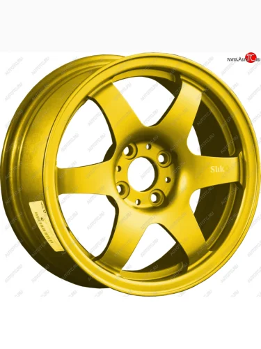 Кованый диск Slik Classik 6x15,5 (Candy ярко-желтый) 6.5x15/4-5x98-120 D54.1-72.6 (Цвет: Candy ярко-желтый) 