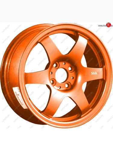 Кованый диск Slik Classik 6x15,5 (Ярко-оранжевый) 6.5x15/4-5x98-120 D54.1-72.6 (Цвет: Ярко-оранжевый) 