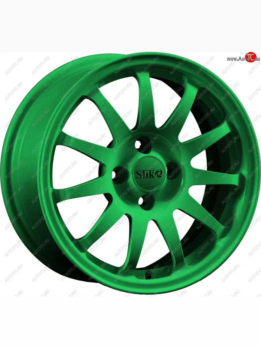 Кованый диск Slik Classik 6.5x15 (Зеленый)   (Цвет: Зеленый)  в Самаре Самарской области