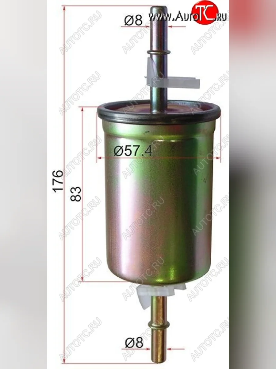 Топливный фильтр SAT  Ford C-max (2007-2015), Ford Focus (1998-2005), Mazda 3/Axela (2003-2013), Volvo C30 (2006-2009), Volvo S40 (2004-2012), Volvo V50 (2004-2012)  в Перми Пермском крае