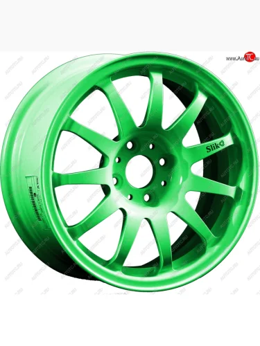 Кованый диск Slik Classik 6.5x15 (RAL 6038 ярко-зеленый) (Цвет: RAL 6038 ярко-зеленый) 