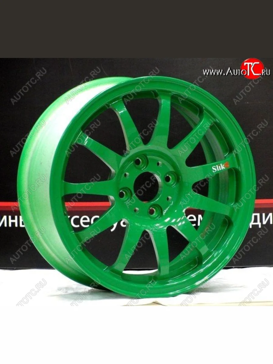 Кованый диск Slik Classik 6.5x15 (Зеленый)   (Цвет: Зеленый)  в Самаре Самарской области
