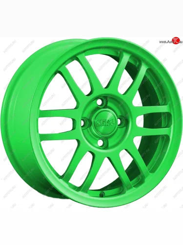 Кованый диск Slik Classik 6.5x15 (RAL 6038 ярко-зеленый) (Цвет: RAL 6038 ярко-зеленый) 