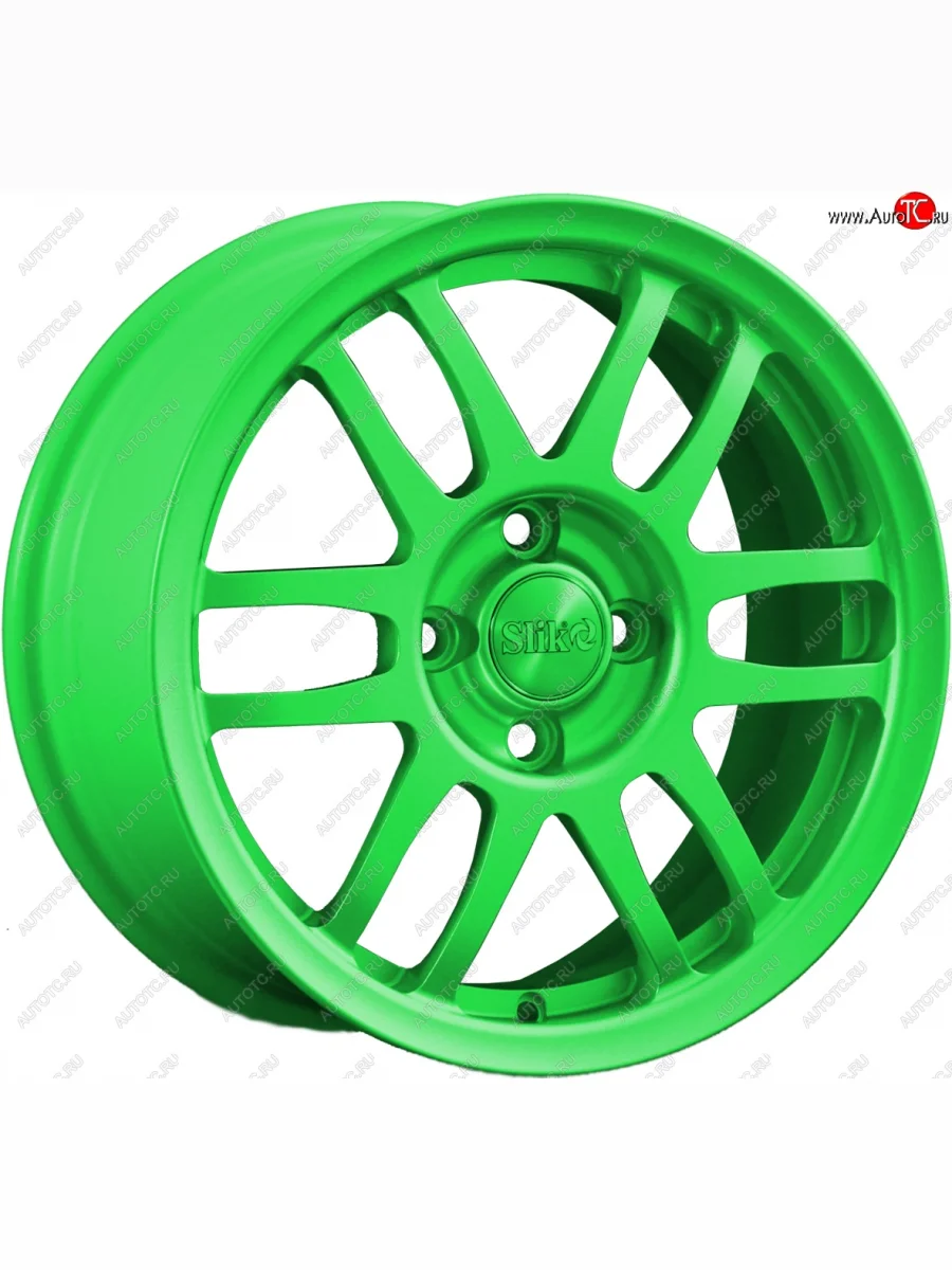 Кованый диск Slik Classik 6.5x15 (RAL 6038 ярко-зеленый)   (Цвет: RAL 6038 ярко-зеленый)  в Самаре Самарской области