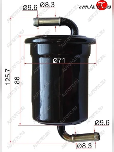 Топливный фильтр SAT Mazda 626 ( GF,  GF,FW) - Capella  GF