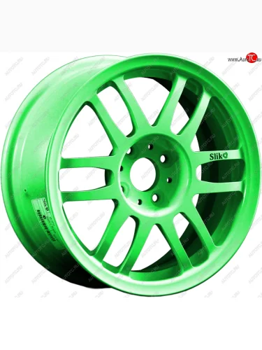 Кованый диск Slik Classik 6.5x15 (RAL 6038 ярко-зеленый) (Цвет: RAL 6038 ярко-зеленый) 