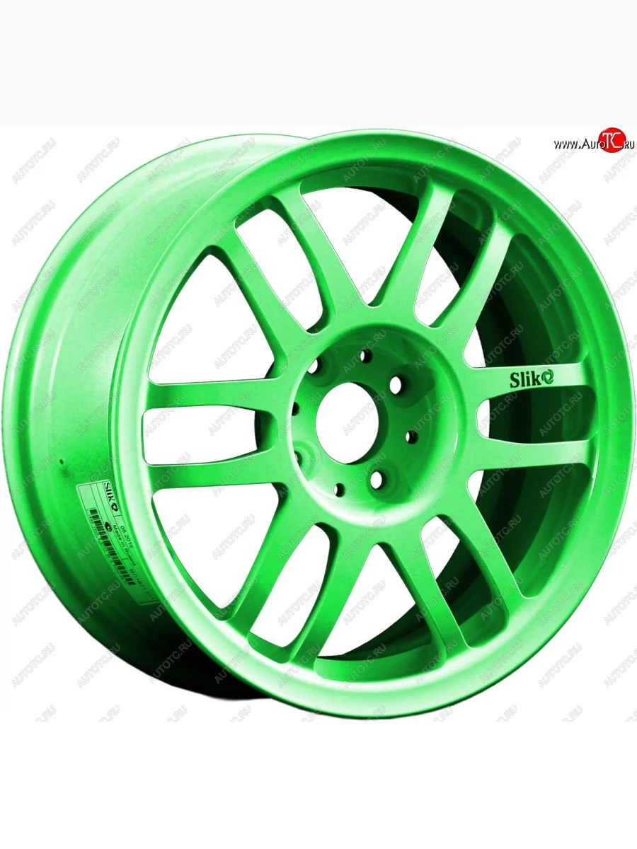 Кованый диск Slik Classik 6.5x15 (RAL 6038 ярко-зеленый)   (Цвет: RAL 6038 ярко-зеленый)  в Самаре Самарской области