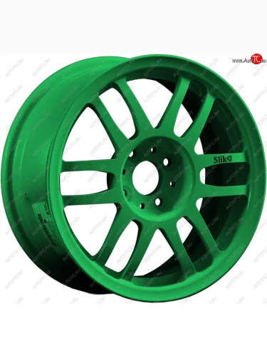 Кованый диск Slik Classik 6.5x15 (Зеленый) (Цвет: Зеленый) 