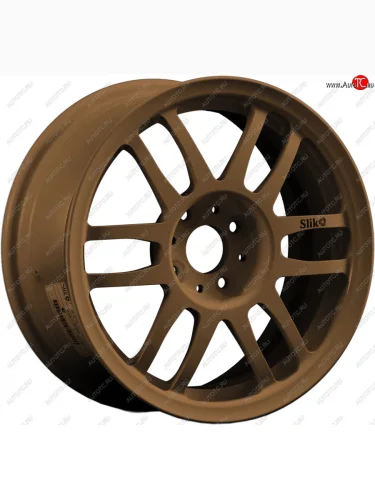 Кованый диск Slik Classik 6.5x15 (Металлик коньячная бронза. Глянец) (Цвет: Металлик коньячная бронза. Глянец) 