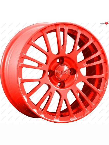 Кованый диск Slik Classik 6.5x15 (RAL 3026 ярко-алый) (Цвет: RAL 3026 ярко-алый) 