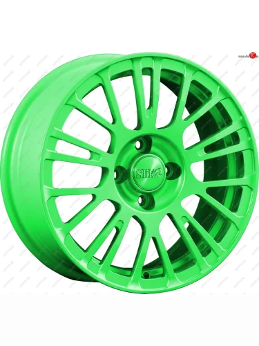 Кованый диск Slik Classik 6.5x15 (RAL 6038 ярко-зеленый) (Цвет: RAL 6038 ярко-зеленый) 