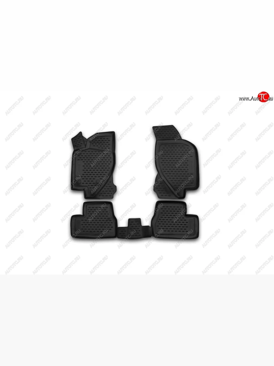 Комплект ковриков в салон Element 3D (полиуретан) Datsun on-DO седан рестайлинг (2019-2021)  с доставкой в г. Керчь