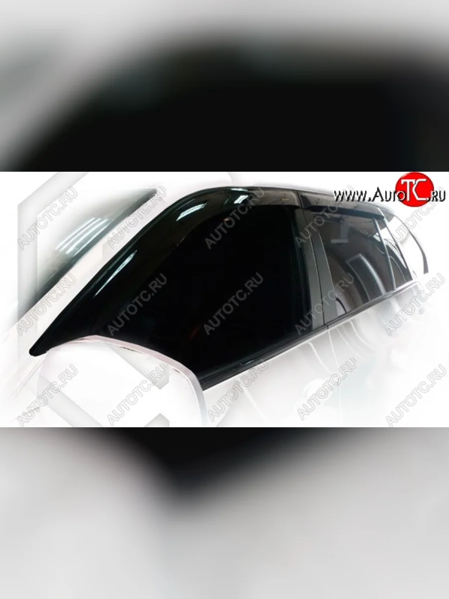 Дефлектора окон CA-Plastic BMW X5 E70 дорестайлинг (2006-2010) (Classic полупрозрачный, Без хром.молдинга)  в Воронеже Воронежской области